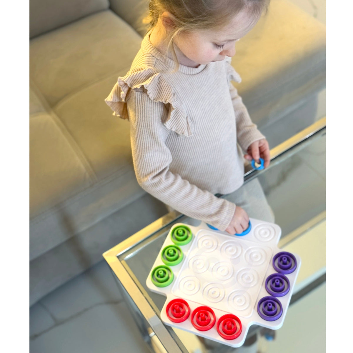 WOOPIE IQ Tic-Tac-Toe Pro – strateginis žaidimas 36 dalių