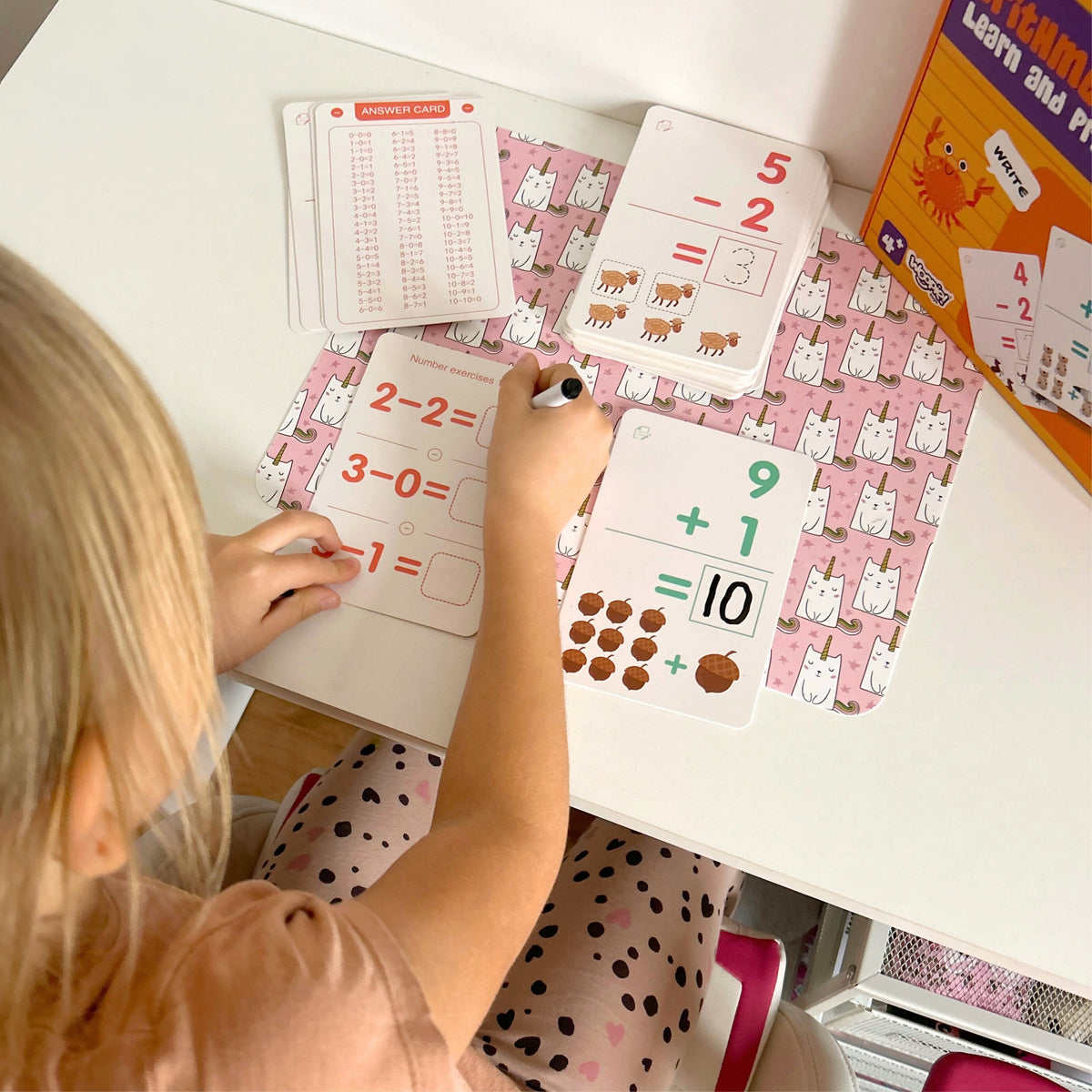 WOOPIE Lavinamosios Matematikos Kortelės Skaičiavimui 30 vnt.