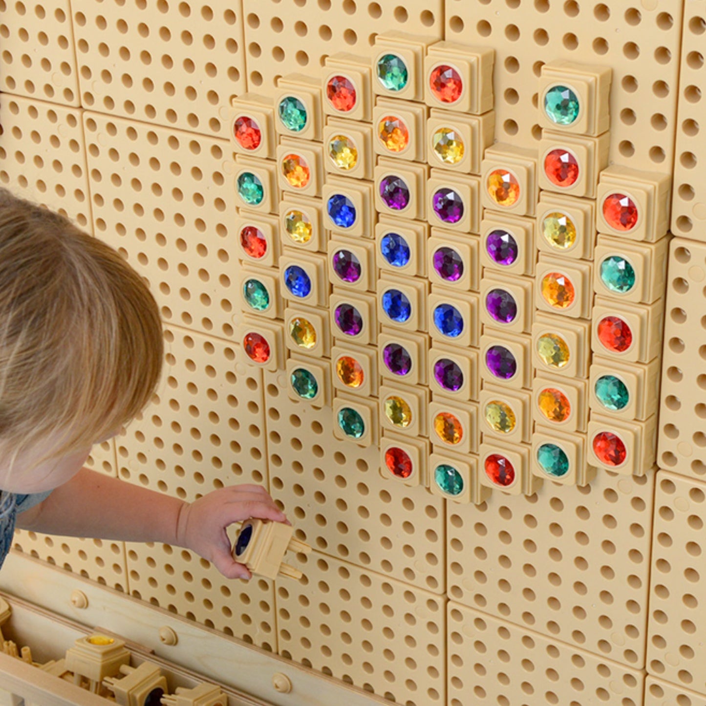 MASTERKIDZ Akriliniai Deimantai STEM Kūrybinei Lentai 72 vnt.