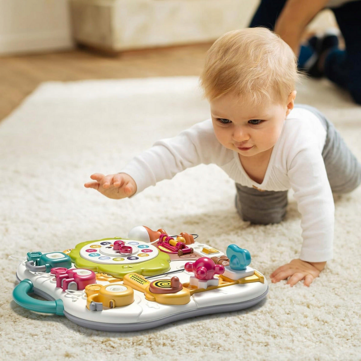 WOOPIE Baby Montessori Lavinamoji Manipuliacinė Lenta Kūdikiams 1+