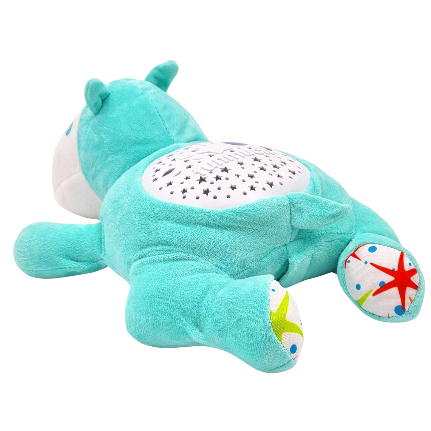 WOOPIE BABY 2-in-1 Projektorius ir Minkštas Žaislas Begemotikas