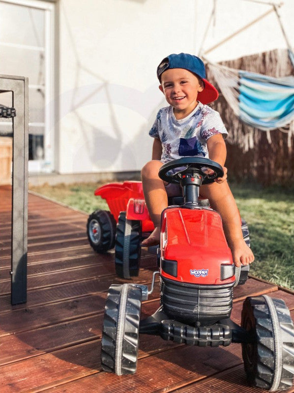 WOOPIE Farmer GoTrac MAXI Minamas Traktorius su Priekaba