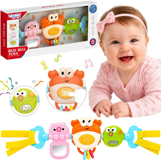 WOOPIE BABY Sensorinis pakabukas vežimėliui ir lovytei, jūros tema