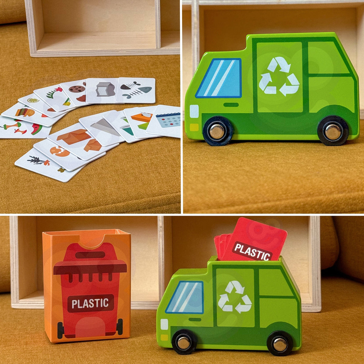 TOOKY TOY Medinis Perdirbimo Centras – Montessori Rūšiuoklis