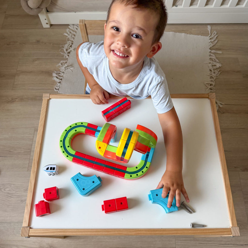 WOOPIE Magic Cube Traukinys su Antigravitaciniu Bėgiu, 32 dalys