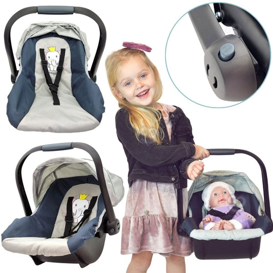 WOOPIE ROYAL Lėlių Nešiojamoji Kėdutė Lėlėms 33–48 cm