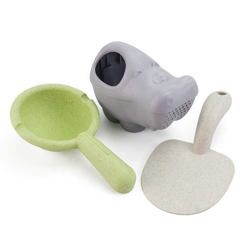 WOOPIE GREEN Smėlio rinkinys su mašinėle, 10 dalių, biologiškai skaidus, organinis – vaizdas 8