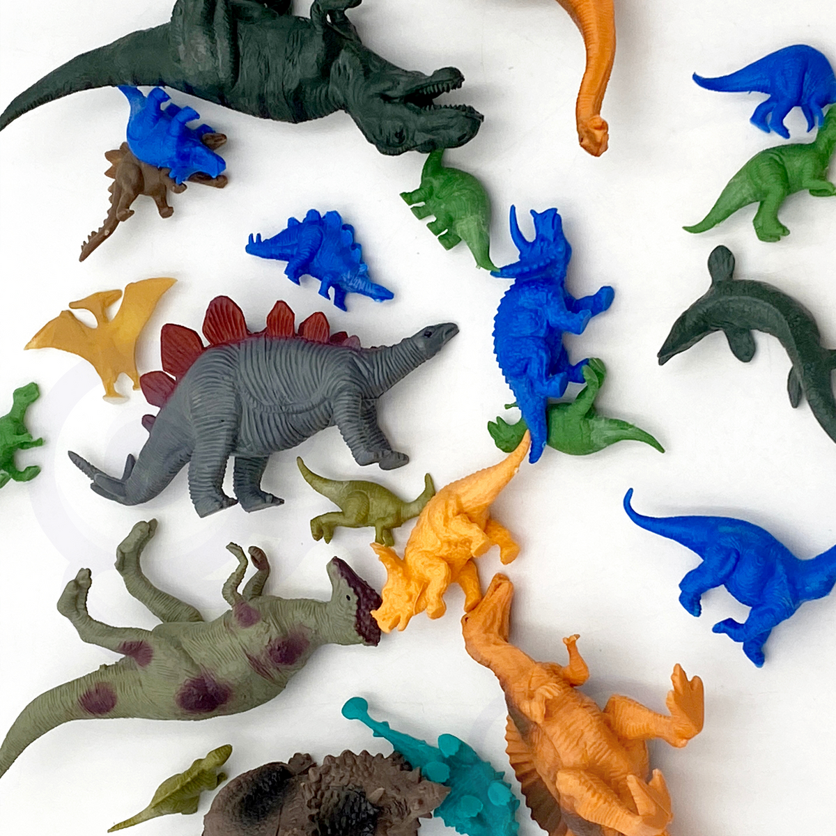 WOOPIE Dinozaurų figūrėlių rinkinys, 34 dalys