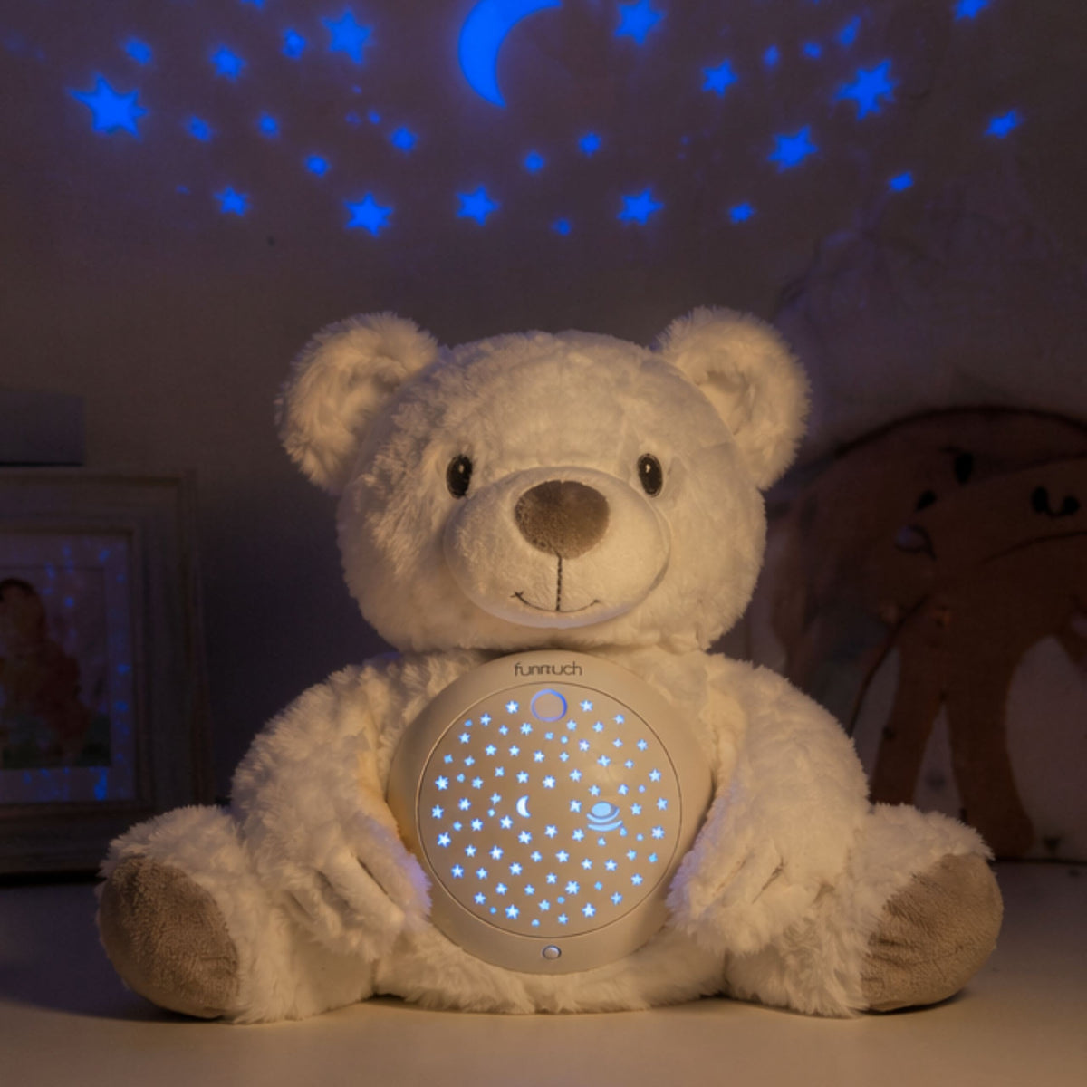 WOOPIE BABY Pliušinis Meškiukas Migdukas su Projektoriumi