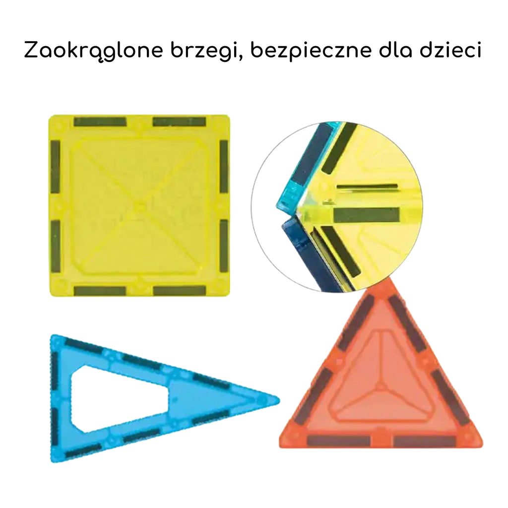 WOOPIE Magnetiniai Statybiniai Blokeliai 7,5 cm Stovėjimo Aikštelė 112 vnt.