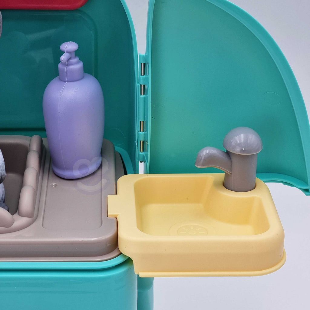 WOOPIE Katinuko grožio salonas 2 in 1 kuprinėje – nešiojamas rinkinys