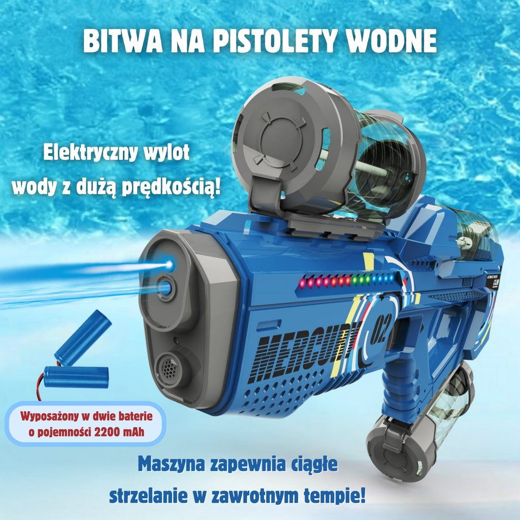 WOOPIE Elektrinis Vandens Pistoletas Mercury su Baterija