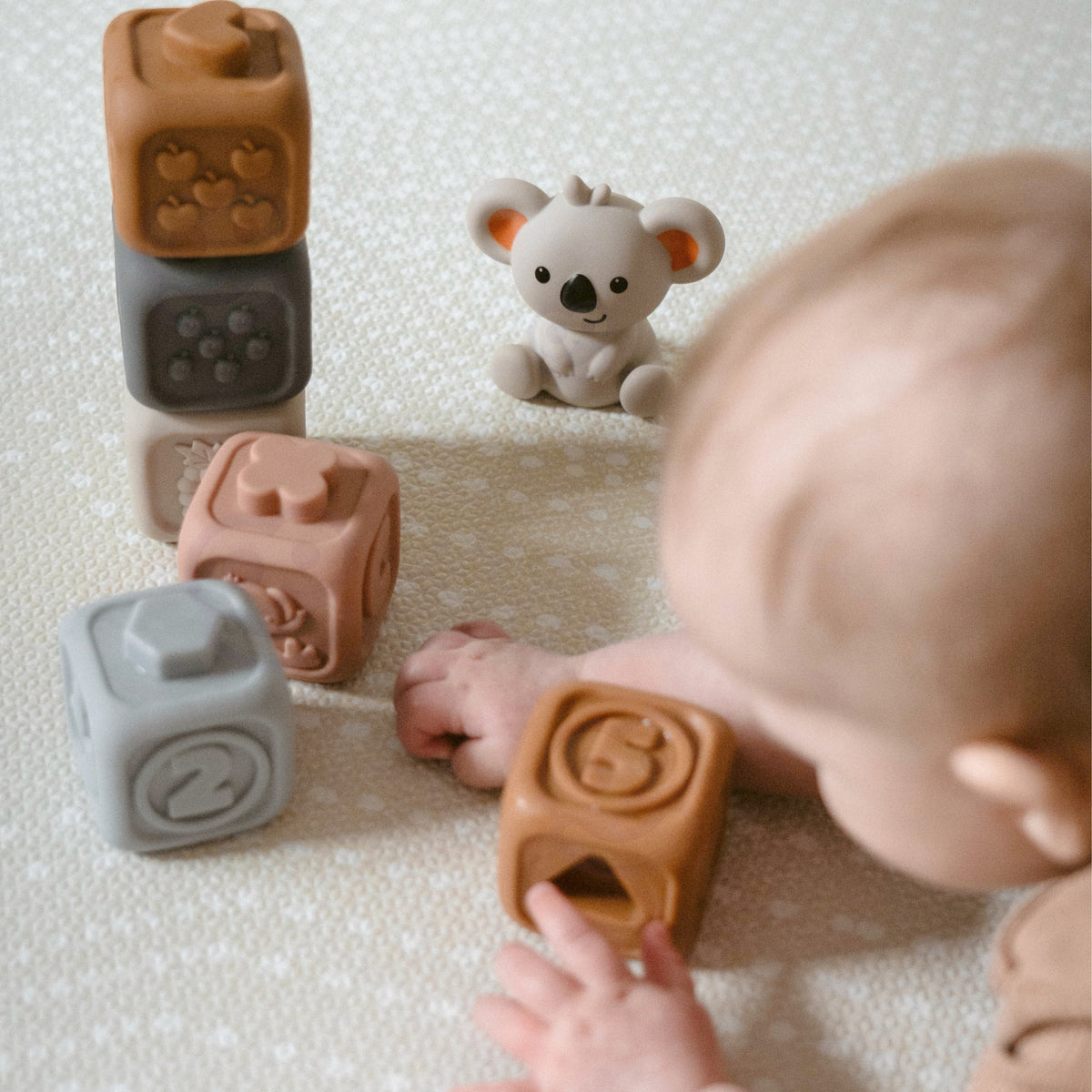 WOOPIE BABY Sensoriniai kaladėlės su skaičiais 2in1