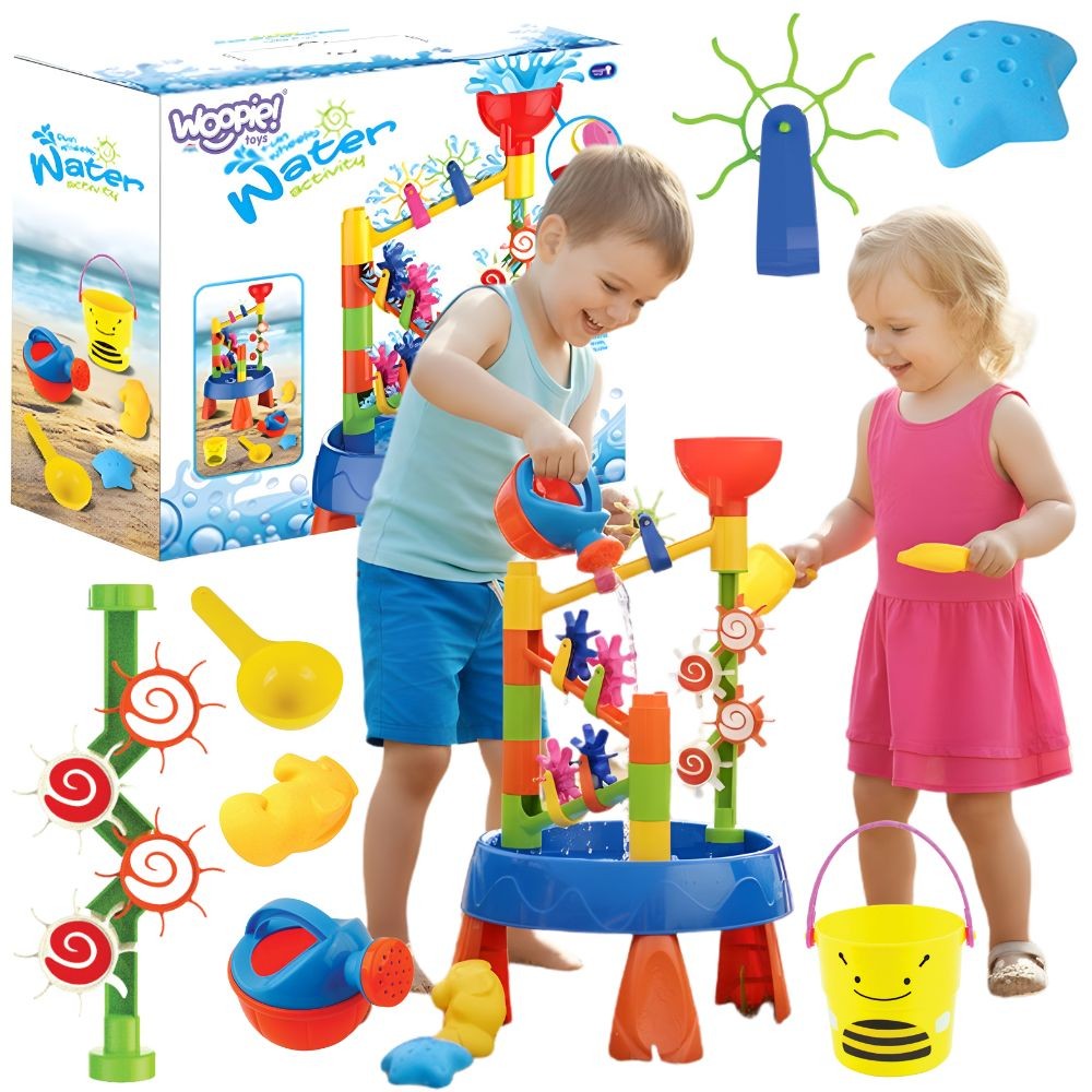 WOOPIE Vandens stalas 2in1 Krioklys su 5 priedais