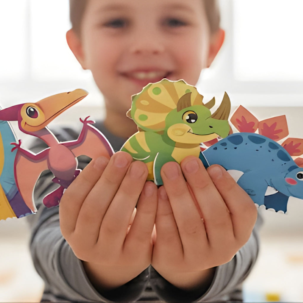 WOOPIE Magnetiniai Statybiniai Blokai Dinozaurai 30 vnt.