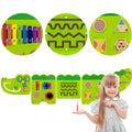 VIGA Krokodilas 5-in-1 Sieninė Lavinamoji Lenta – Montessori FSC