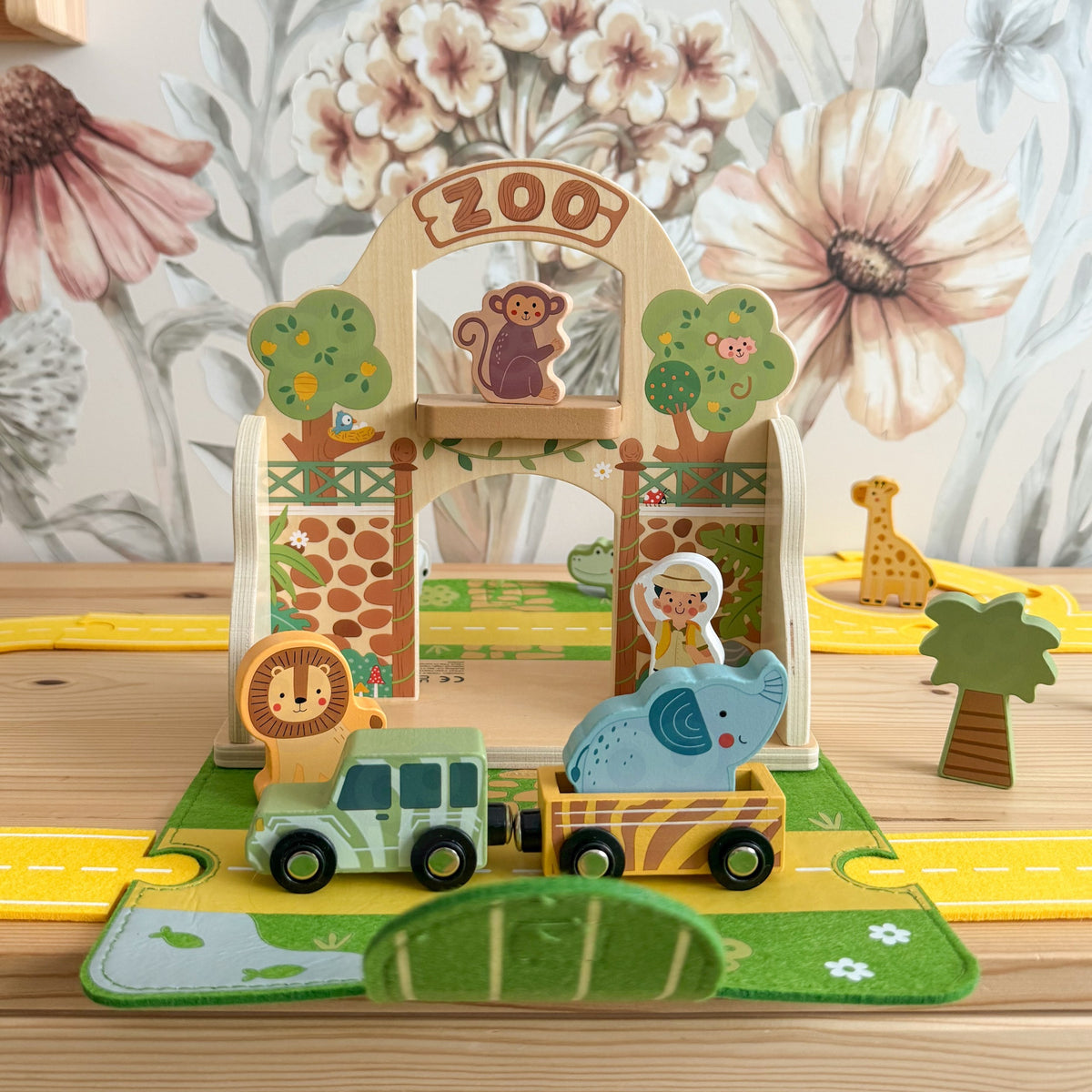 TOOKY TOY Mini Zoologijos Sodo Rinkinys Kelioninis Krepšys