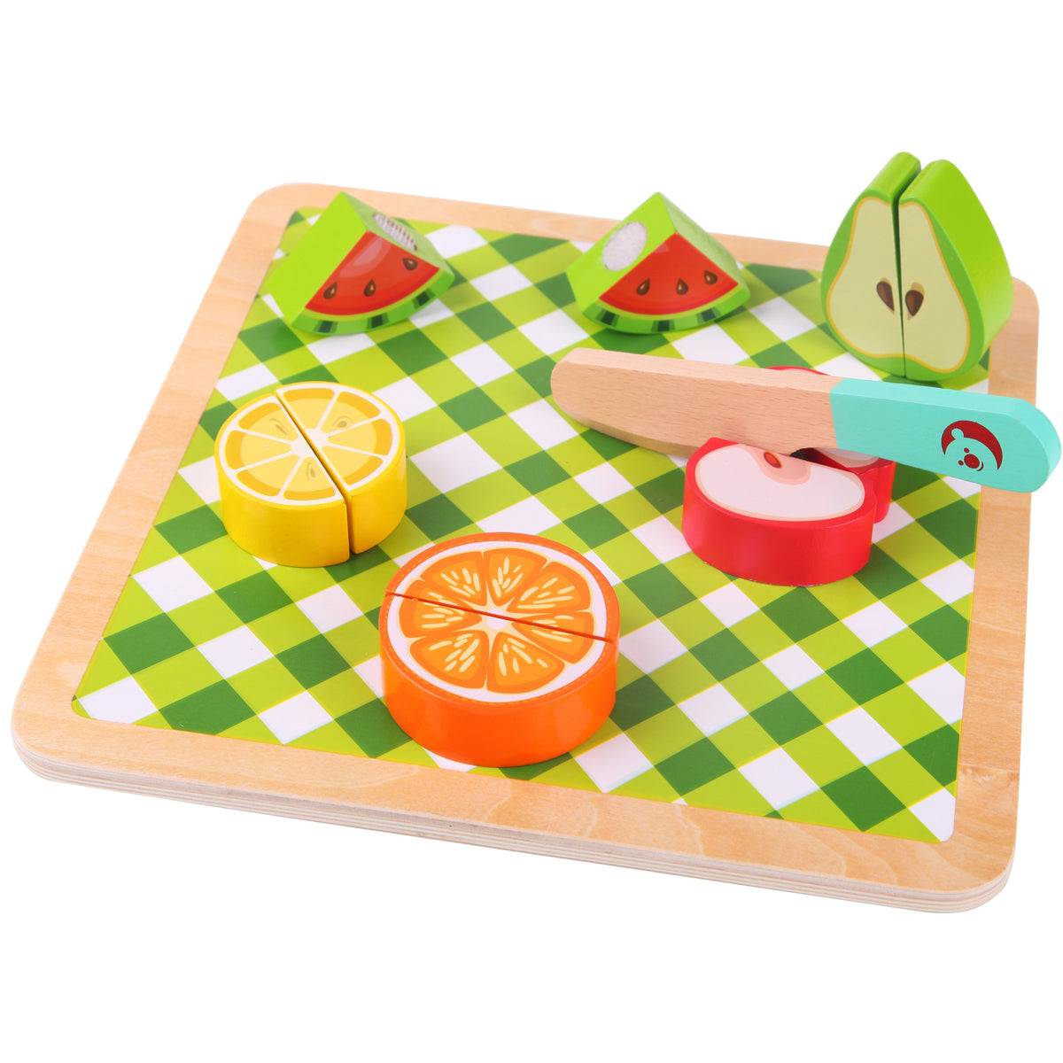 CLASSIC WORLD Montessori vaisių pjaustymo rinkinys 20 vnt.