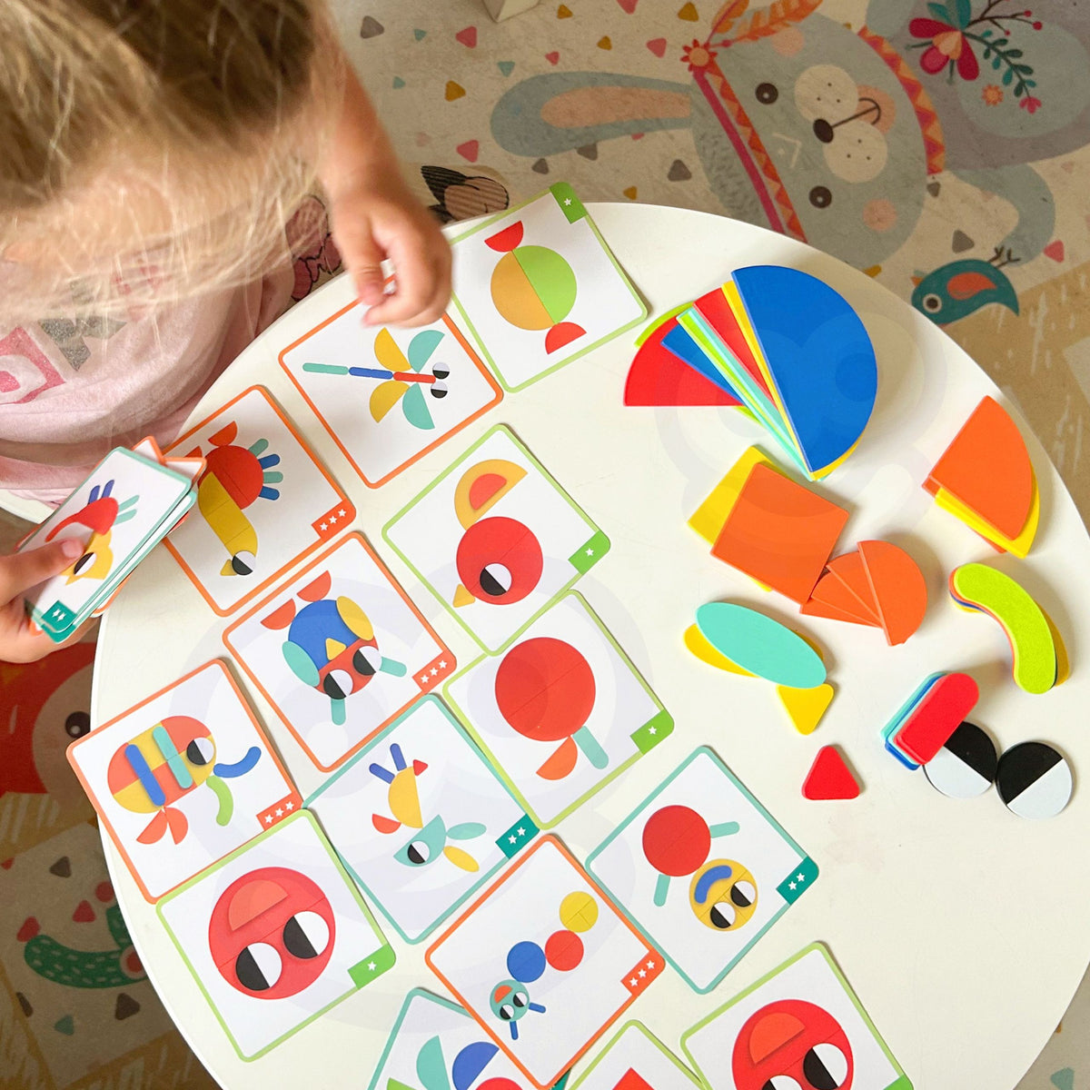 WOOPIE GREEN Medinė Montessori Dėlionė 55 Detalės FSC