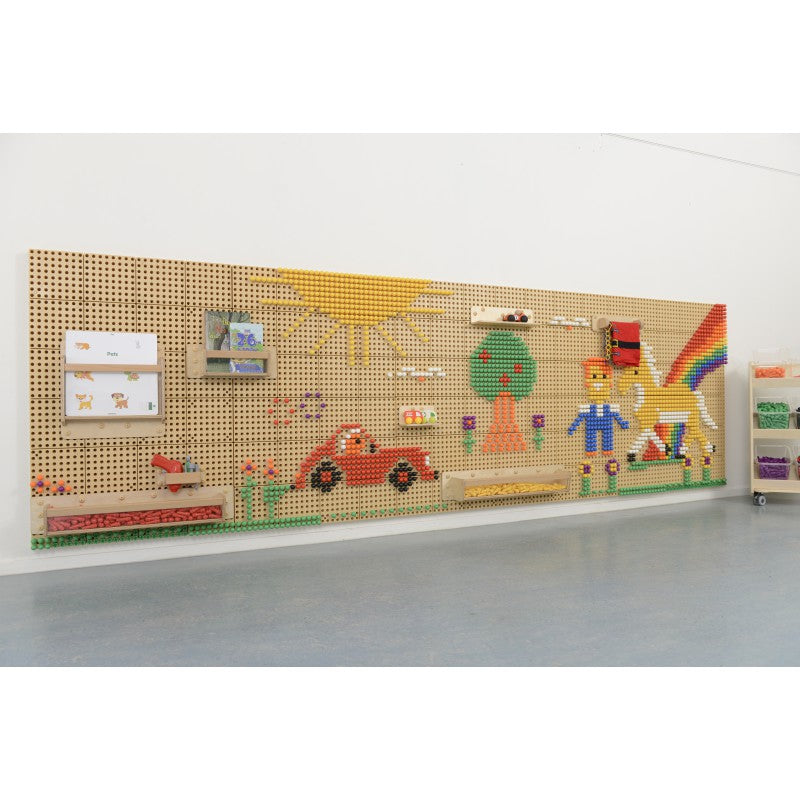 MASTERKIDZ Sieninis mokomasis kūrybinis STEM skydas 120x80 cm (Be montavimo plokštės) – vaizdas 5