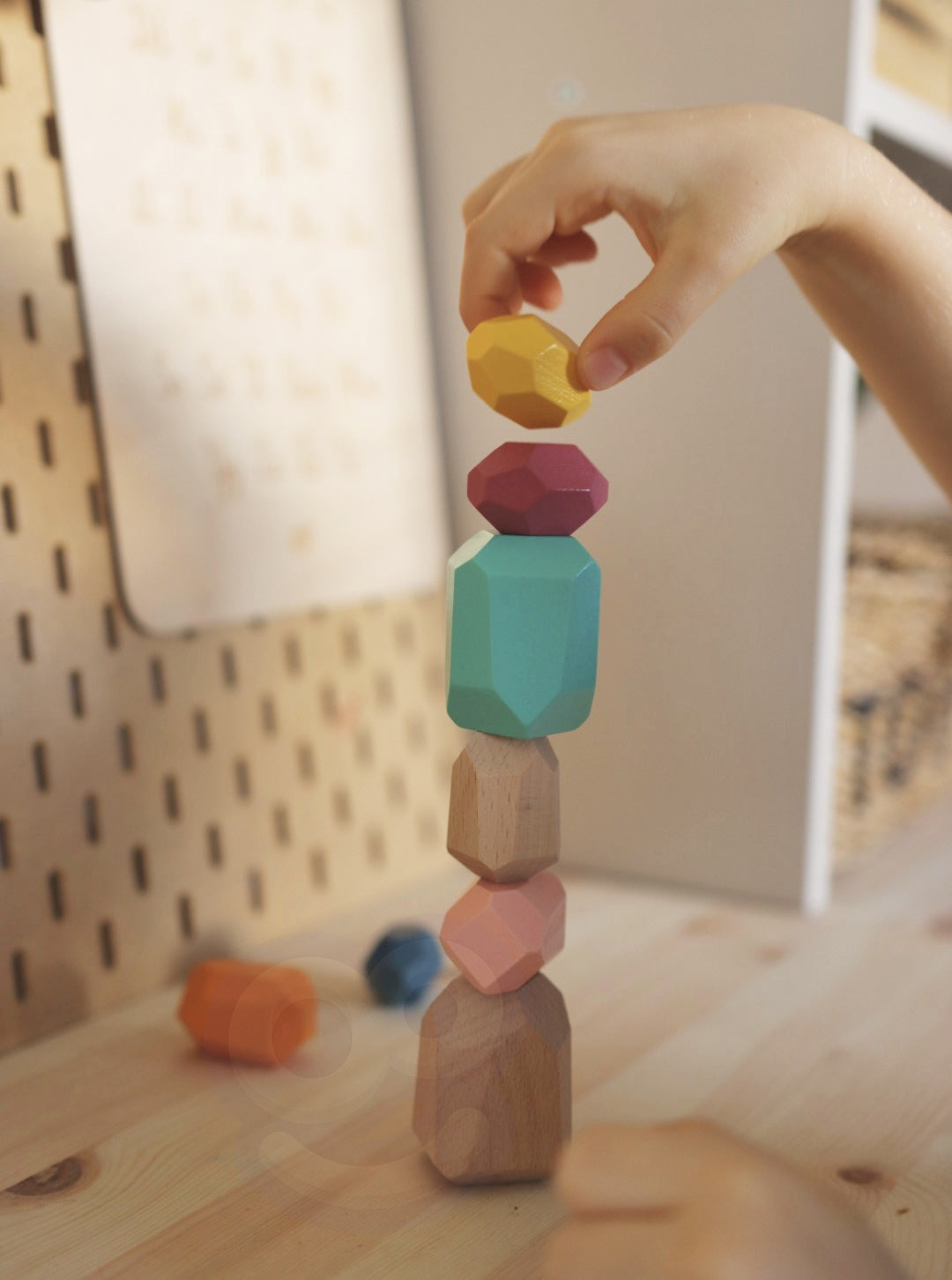 Tooky Toy edukacinis Montessori rinkinys 6in1: dėlionė, skaitliukai ir orų lenta, vaikams nuo 3 metų – vaizdas 3