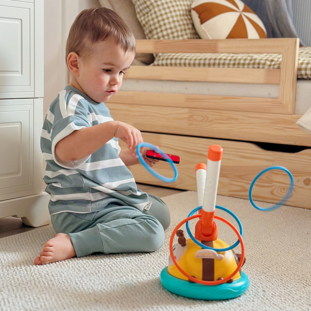 WOOPIE 2in1 automatinis šokdynės ir taiklumo žaidimas Bitė
