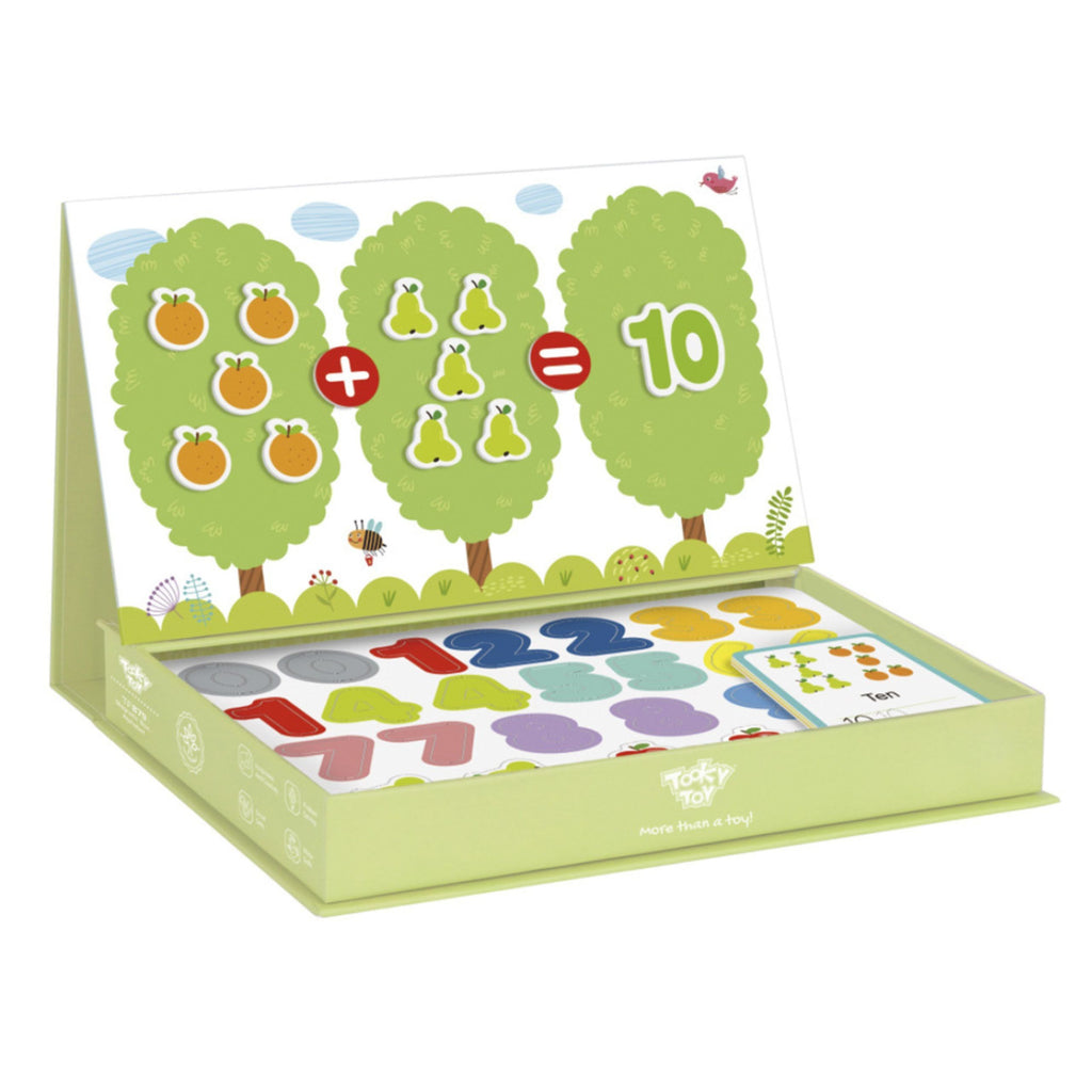 TOOKY TOY Magnetinė matematikos mokymosi dėžutė, 86 d.