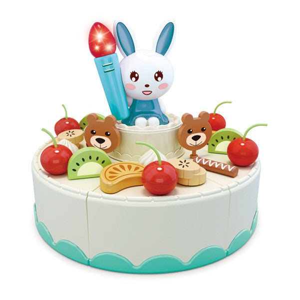 WOOPIE Gimtadienio Tortas Pjaustymui ir Arbatos Rinkinys 85 vnt.