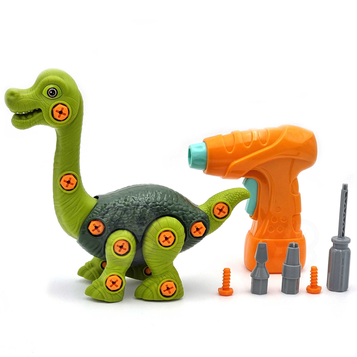 WOOPIE Brachiosaurus Surenkamas Dinozauras su Gręžtuvu 31 vnt.