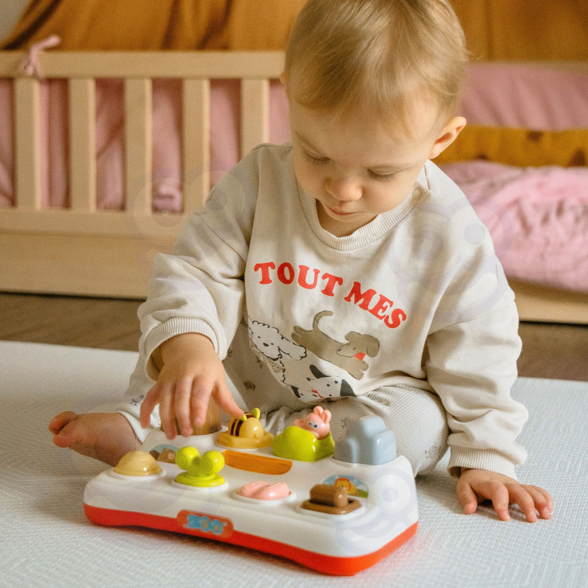 WOOPIE BABY Lavinamasis Žaislas Zoologijos Sodo Gyvūnėliai