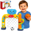 WOOPIE BABY Sportinis Centras 2in1 Vartai ir Krepšys Drambliukas