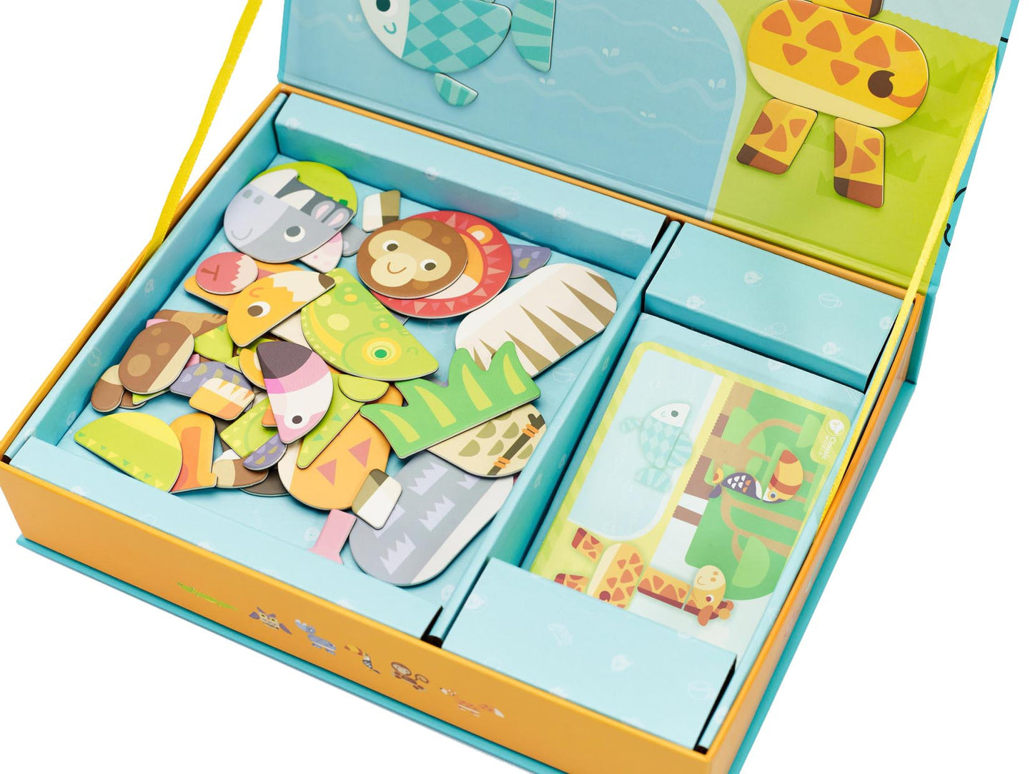 CLASSIC WORLD Magnetinė dėlionė Gyvūnai, 60 elementų – vaizdas 2