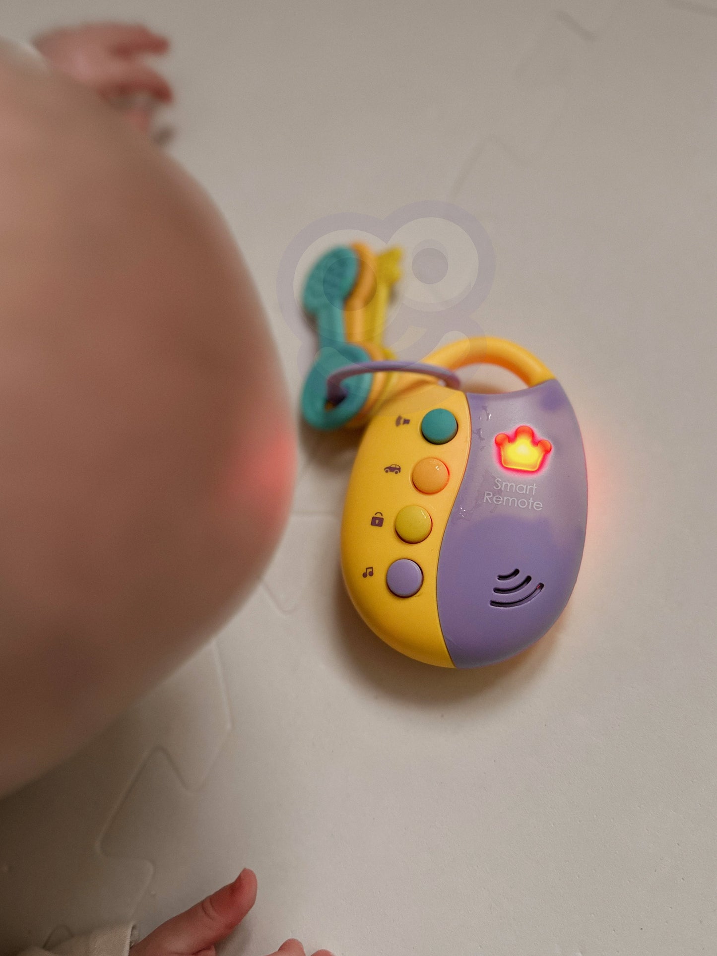 WOOPIE BABY Interaktyvūs Automobiliniai Raktai su Pulteliu 2-in-1 Kąstukas