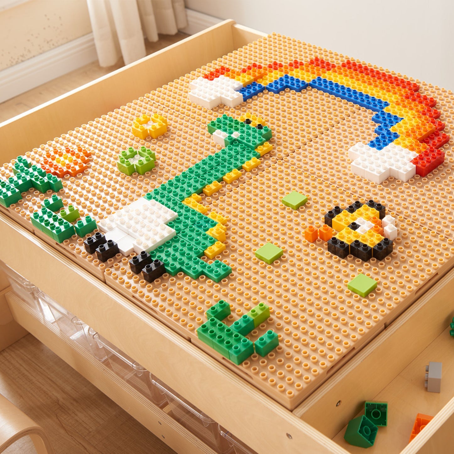MASTERKIDZ 4 STEM sienelių perdangos statybinėms kaladėlėms kūrybinis rinkinys