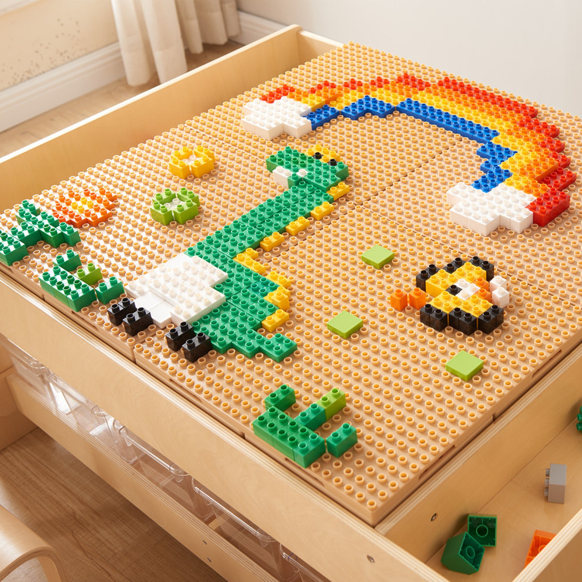 MASTERKIDZ 4 STEM sienelių perdangos statybinėms kaladėlėms kūrybinis rinkinys
