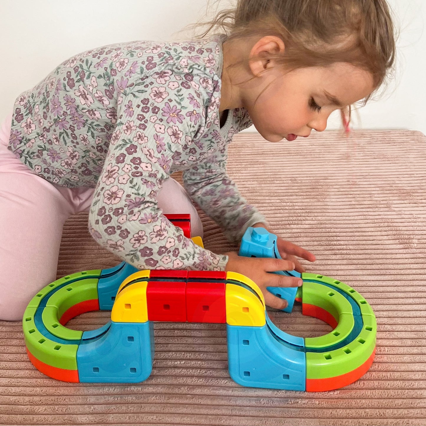 WOOPIE Magic Cube Train Antigravitatinis Magnetinis Traukinukas 18 dalių