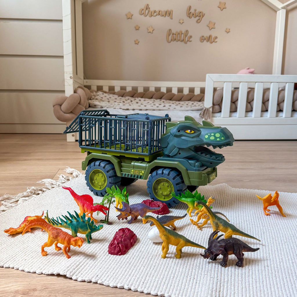 WOOPIE Dinozauro transporteris su figūrėlėmis