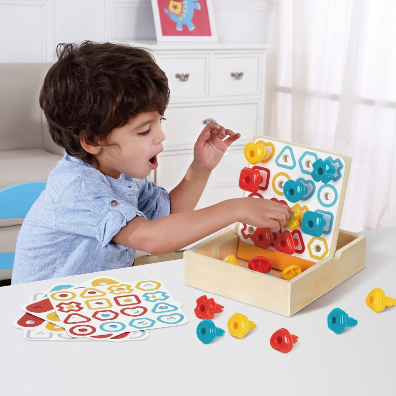 TOOKY TOY XXL Montessori edukacinis sensorinis rinkinys detalių vaizdas – vaizdas 2
