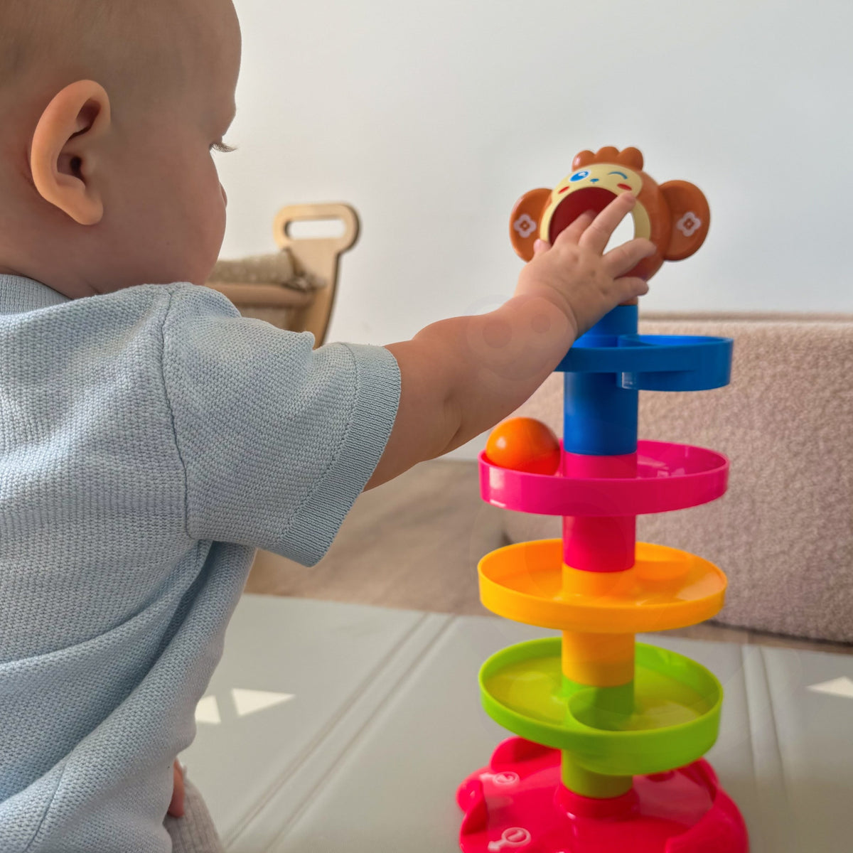 WOOPIE Kamuoliukų Bokštas Spiralė su 3 Kamuoliukais