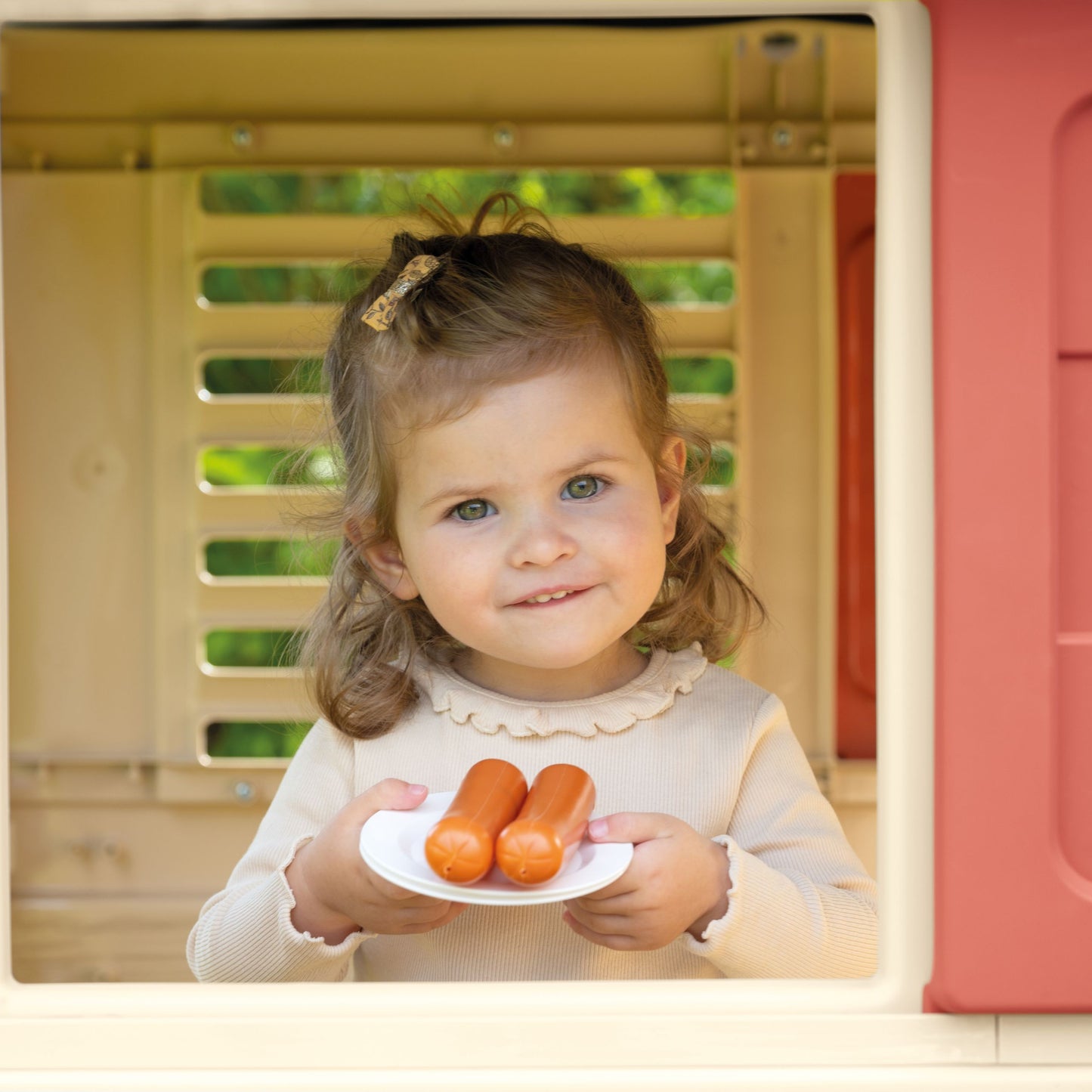 SMOBY Nature House Žaidimų Namelis su Virtuvėle ir 17 Priedų