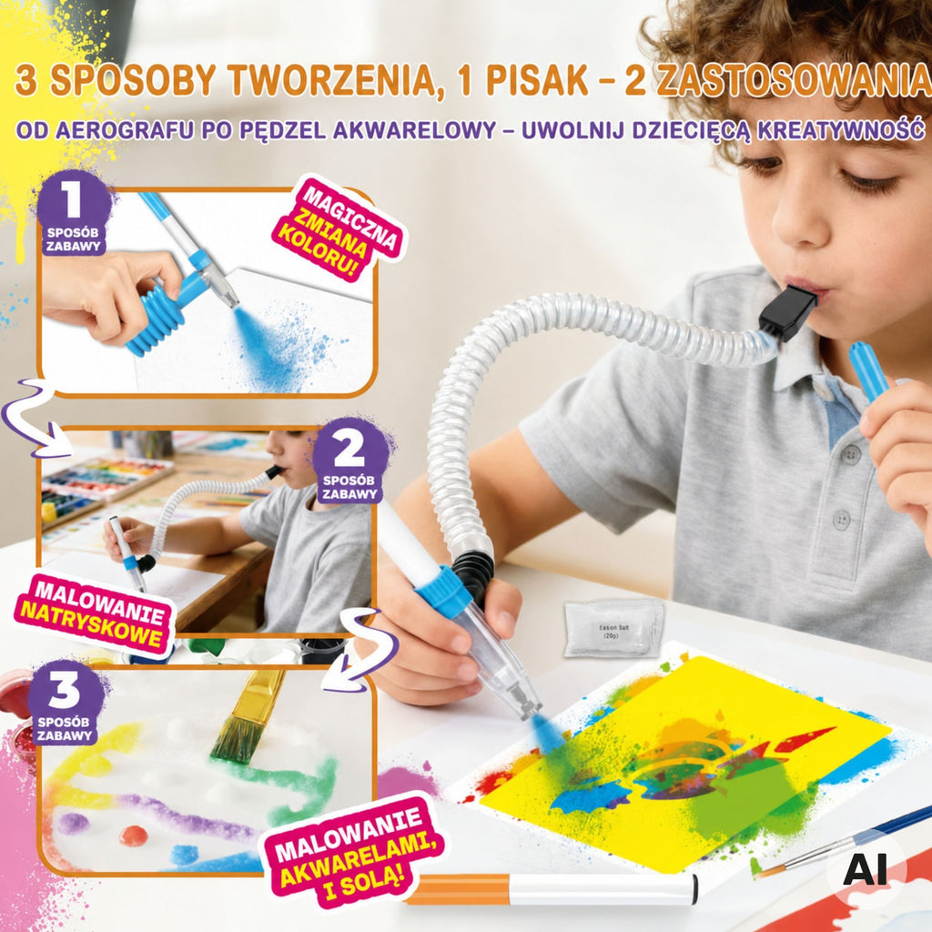 WOOPIE Kūrybinis Piešimo Rinkinys 3 in 1, 42 dalys