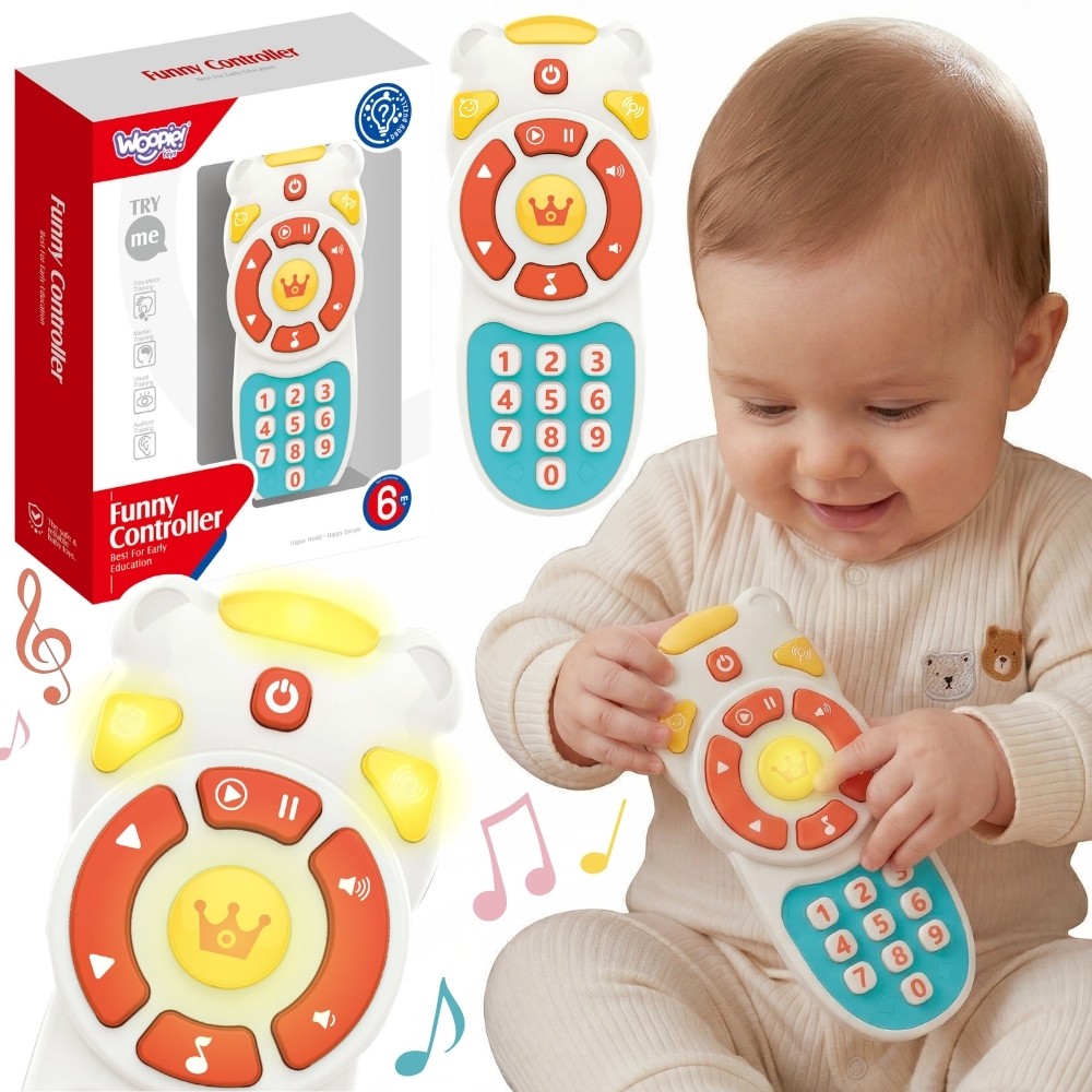 WOOPIE BABY Interaktyvus lavinamasis pultelis vaikams nuo 6 mėn.