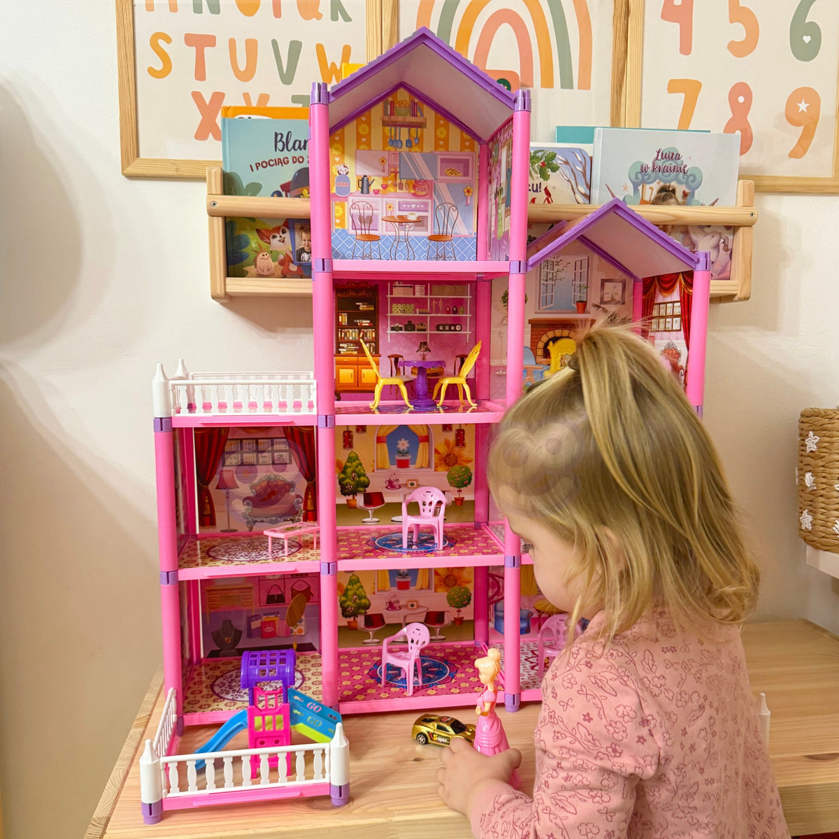 WOOPIE Mega Vila Lėlių Namas LOVELY HOUSE 194 dalys
