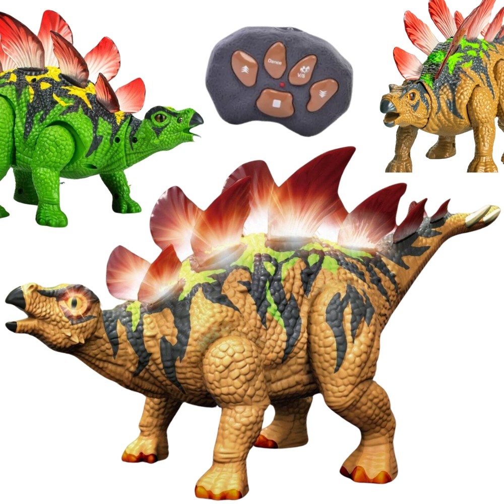 WOOPIE Radijo bangomis valdomas Dinozauras Stegozauras