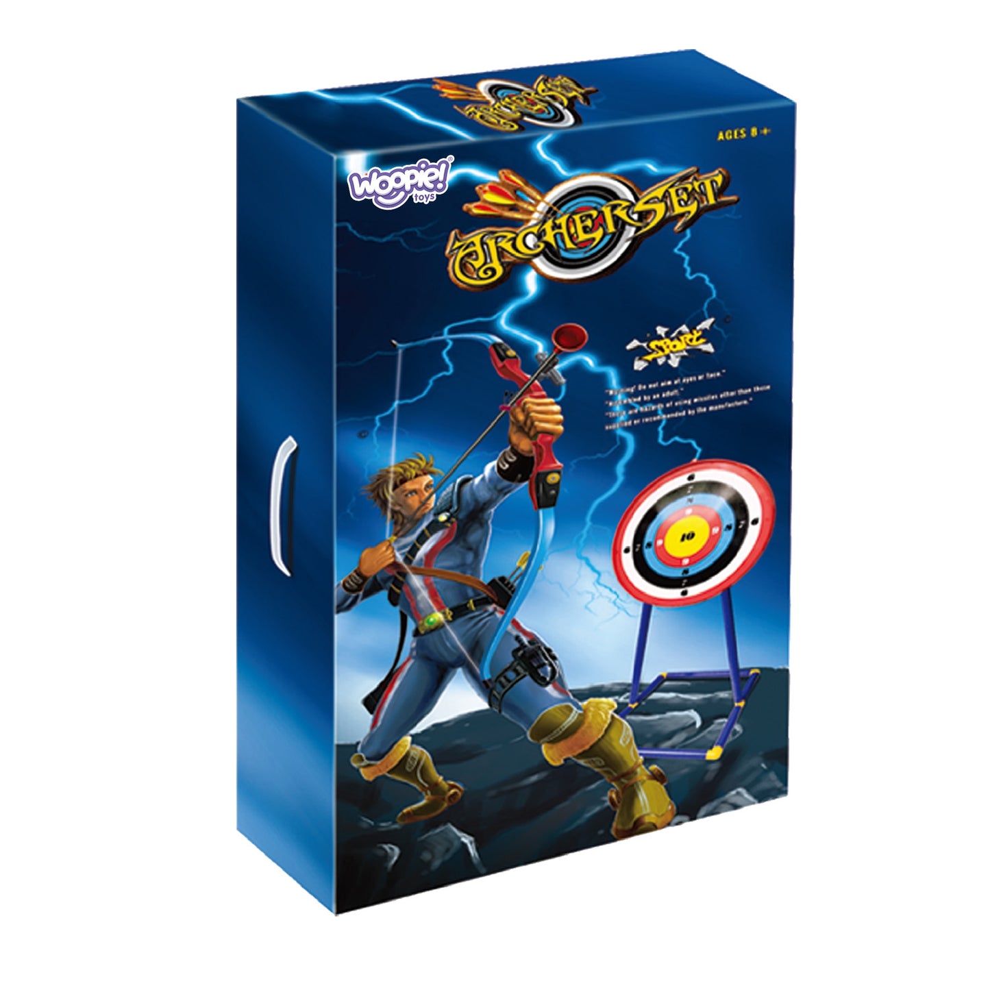 Vaikas šaudo iš lanko į taikinį, WOOPIE rinkinys – vaizdas 4