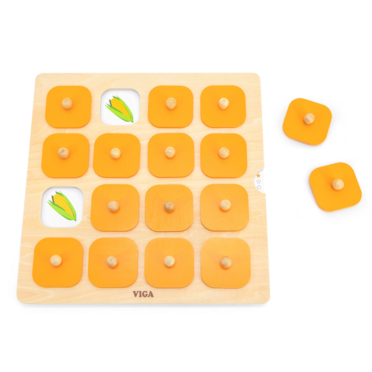 Viga Atminties žaidimas Montessori 10 kortelių vaikams