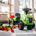 FALK Traktorius-paspirtukas Baby Claas, žalias, su priekaba ir priedais (nuo 1 metų) – pagrindinis vaizdas