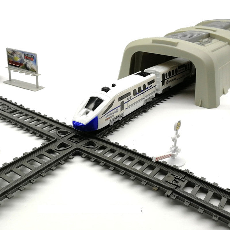 WOOPIE Elektrinis Traukinys Pendolino su Tuneliu ir Tiltu 914 cm