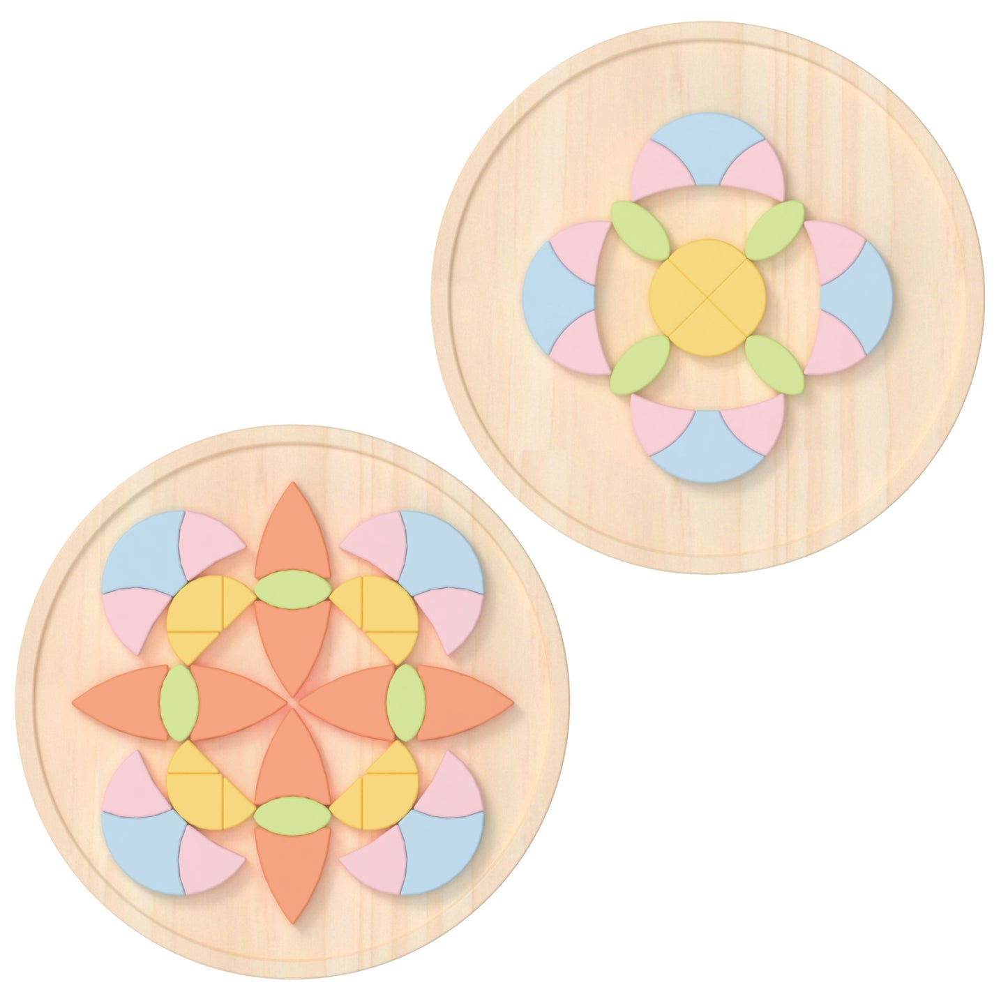 CLASSIC WORLD Pastelinė Mandala Montessori Mozaika Gėlės