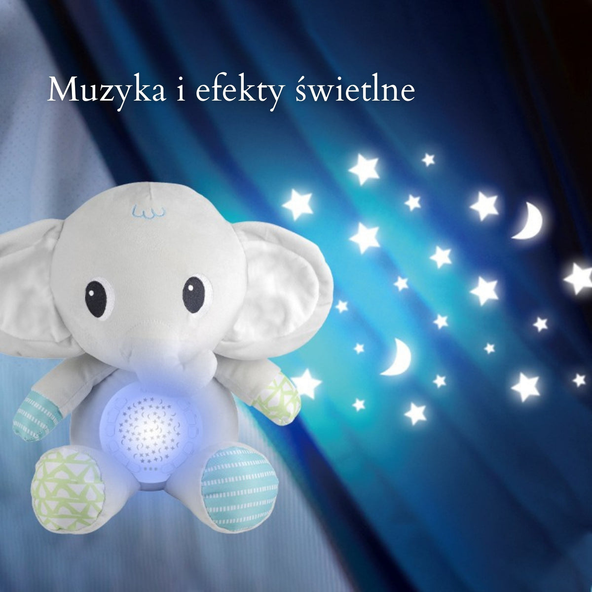 WOOPIE BABY Drambliukas su Projektoriumi ir 12 Melodijų